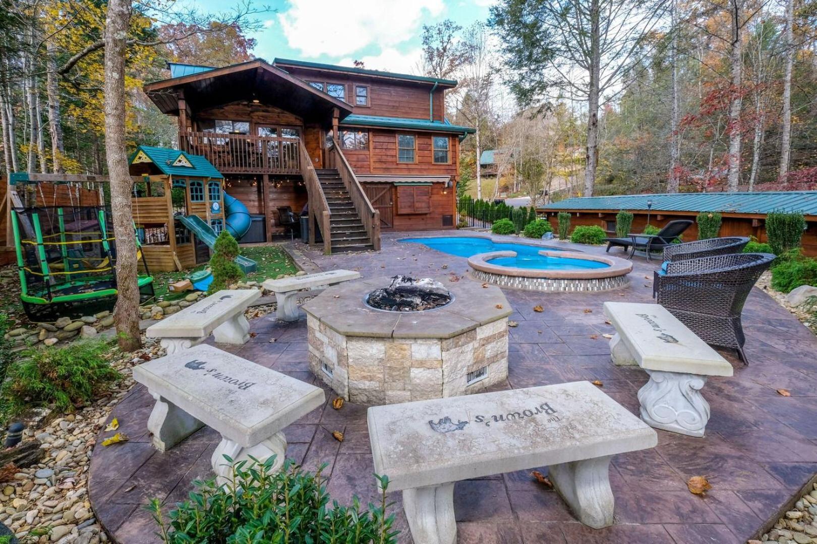 Vila Pitter Patter Swimming Pool Ht Near D'Town Gatlinburg Exteriér fotografie