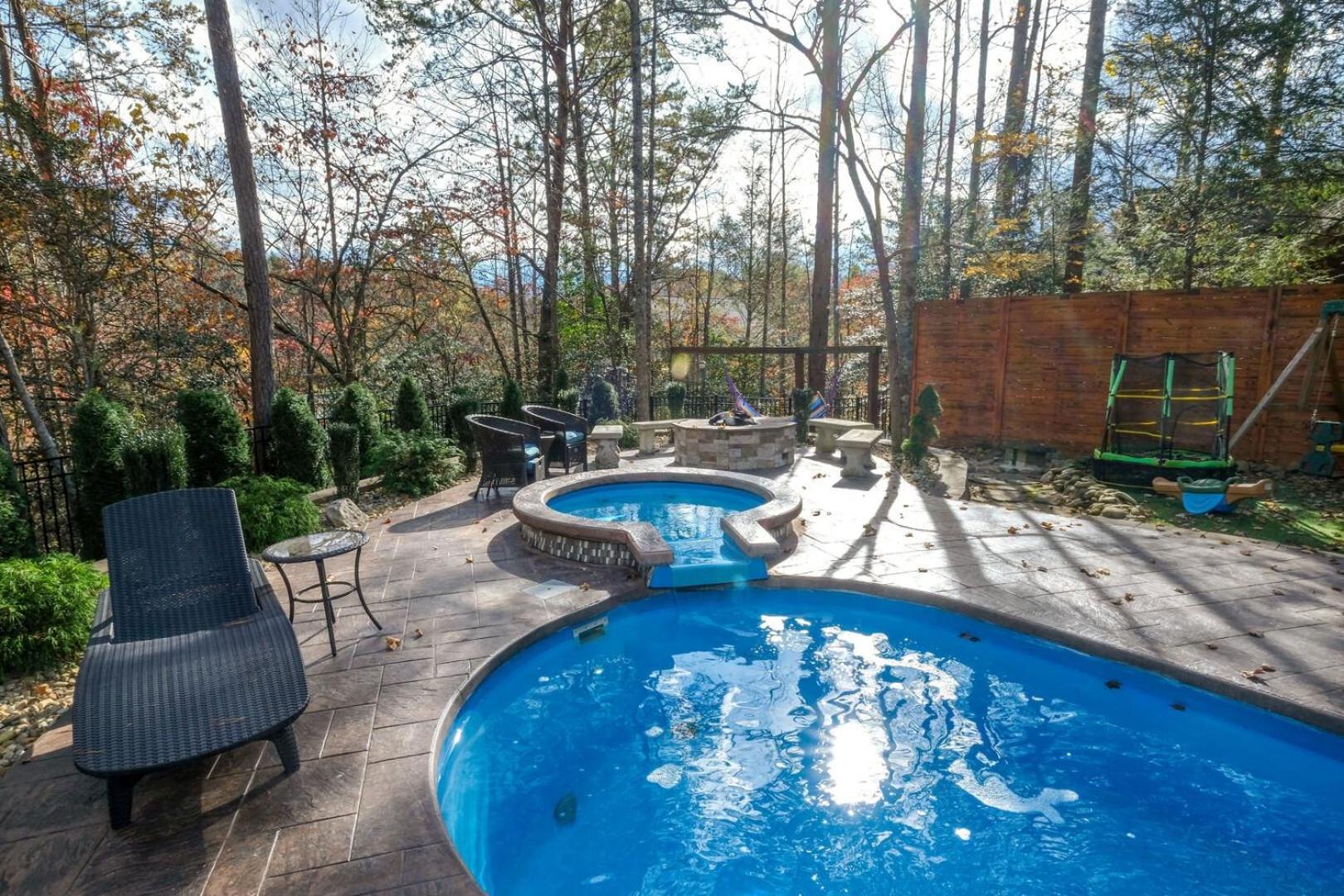 Vila Pitter Patter Swimming Pool Ht Near D'Town Gatlinburg Exteriér fotografie