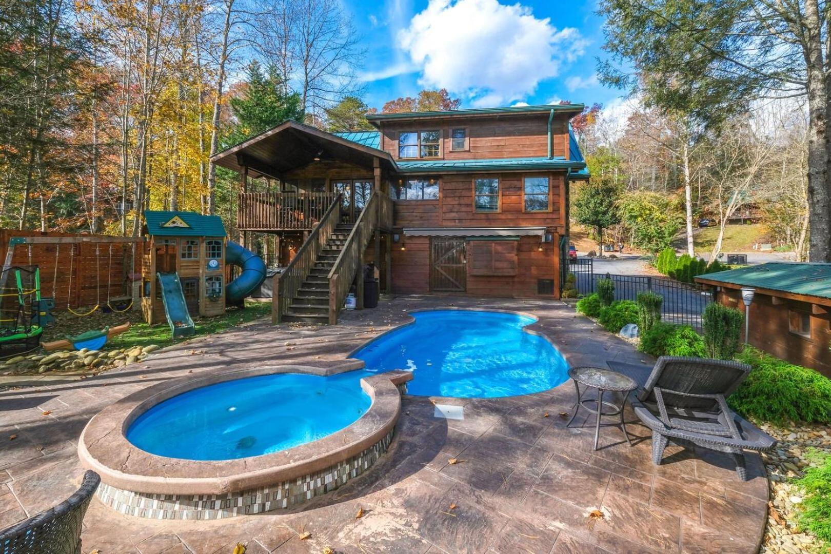 Vila Pitter Patter Swimming Pool Ht Near D'Town Gatlinburg Exteriér fotografie